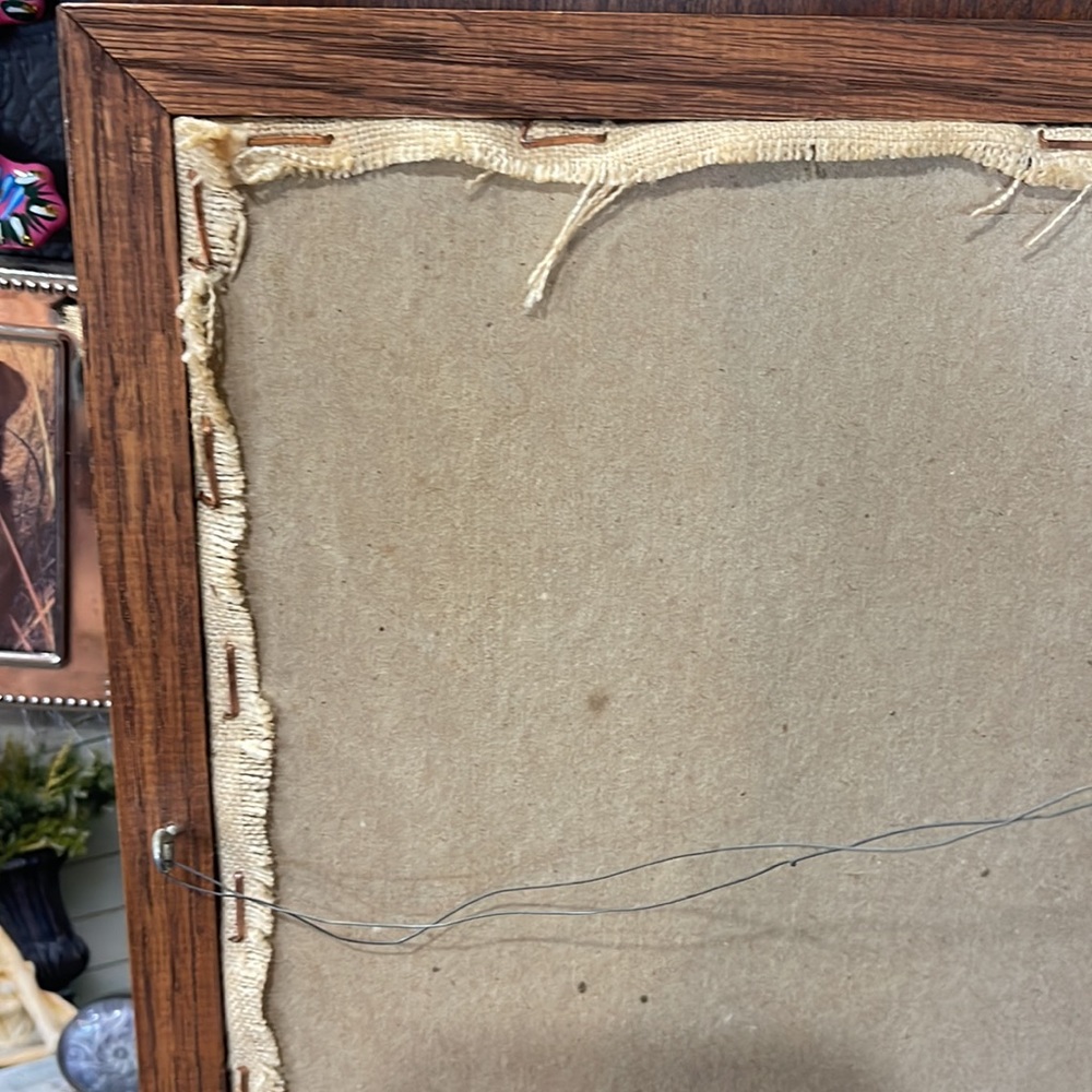 Vintage “I Heard A Child Laugh” Needlepoint Sampler Wall Hanging - Picture 7 of 10